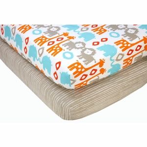 Ikat Animals Crib Sheet 2 Pack by Sumersault